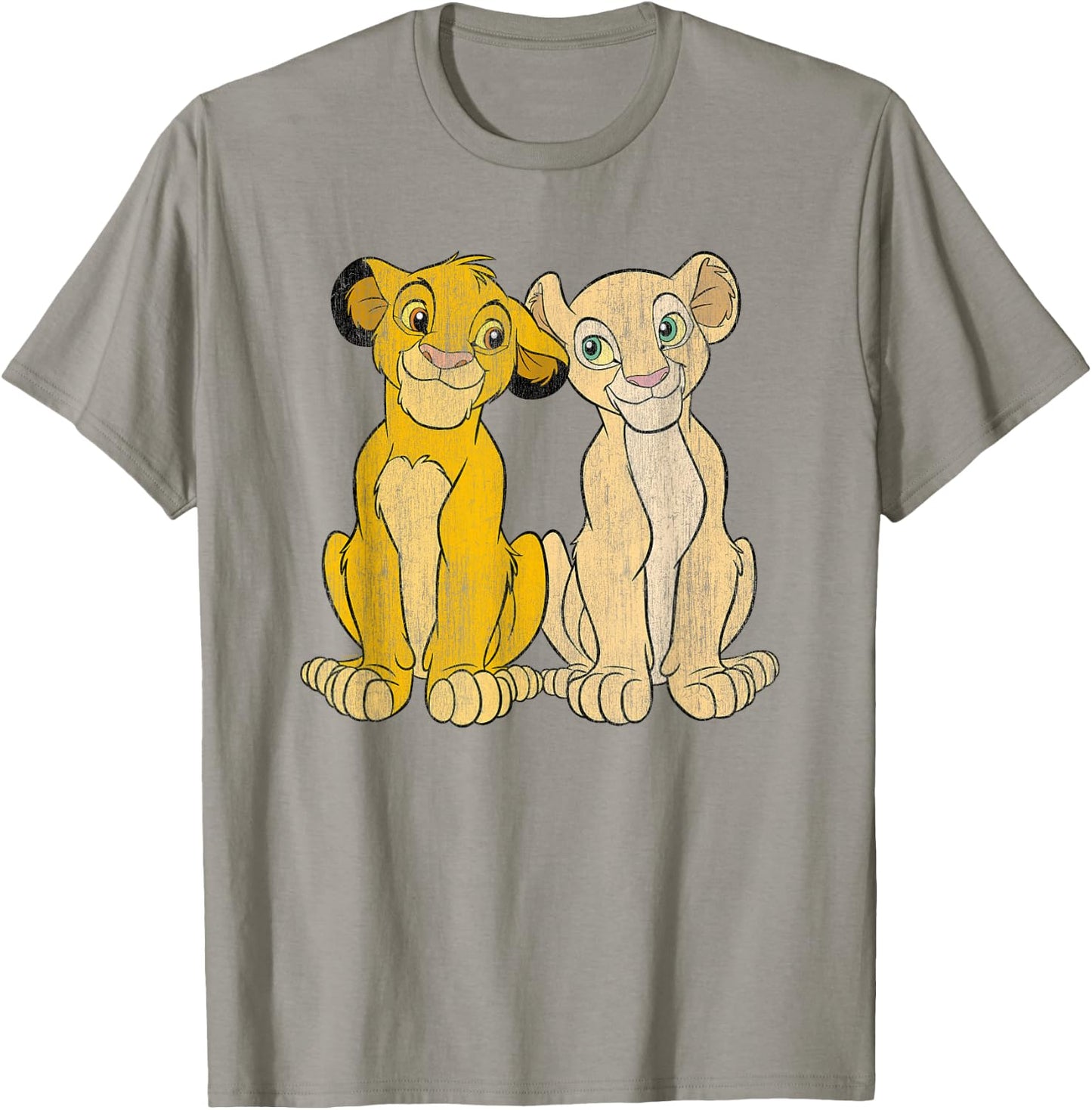 The Lion King Simba And Nala BILKNG00068 T-Shirt - T-Shirt | Sand