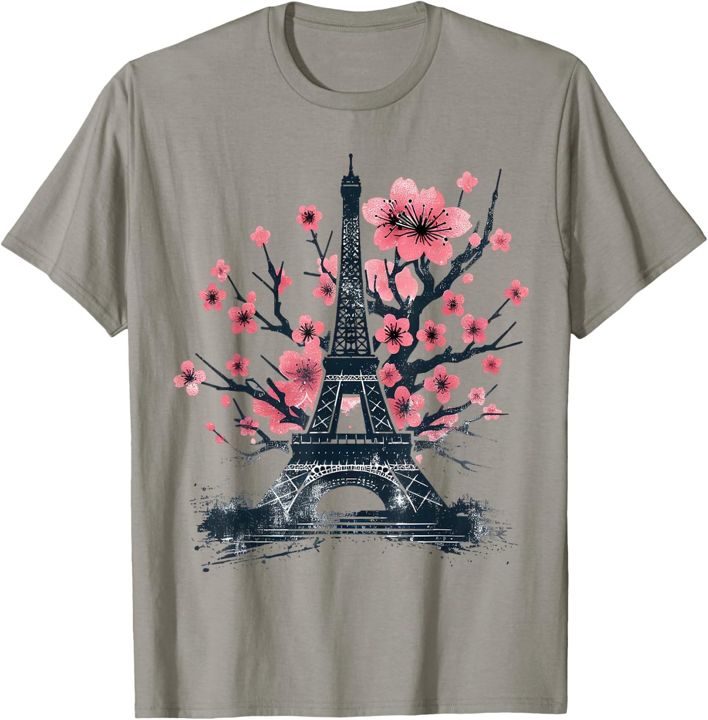 Paris Eiffel Tower Vintage Parisian , white, S T-Shirt - T-Shirt | Sand