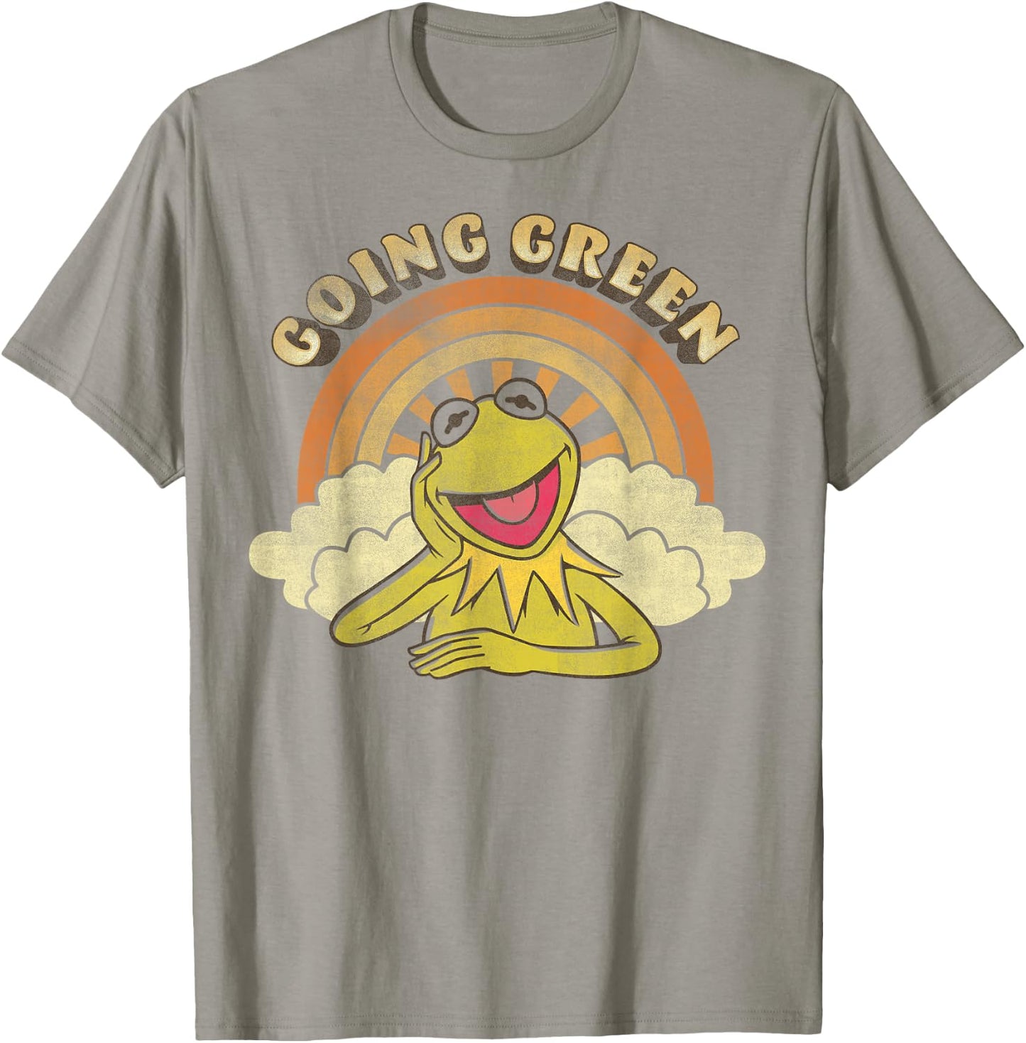 Disney The Muppets Kermit The Frog Going Green Sunrise T-Shirt - T-Shirt | Sand