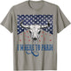 I'm Here to Pardi Vintage Retro Western Bull-Skull T-Shirt - T-Shirt | Sand