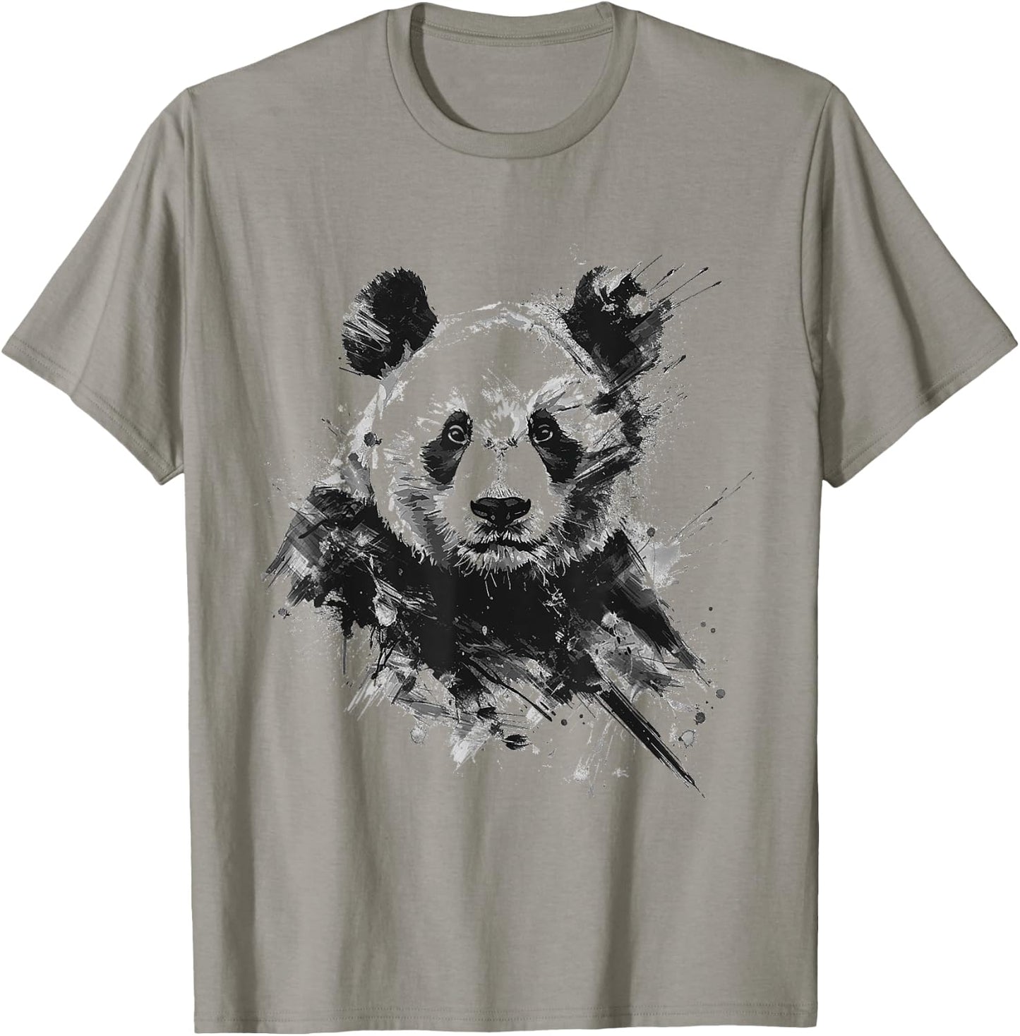 Panda Animal Print Zoo Dessin Illustration Peinture Panda T-Shirt - T-Shirt | Sand