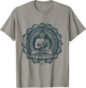 Meditation Zen Buddha Buddhist Zen Buddha Spiritual Hindu , black T-Shirt - T-Shirt | Sand