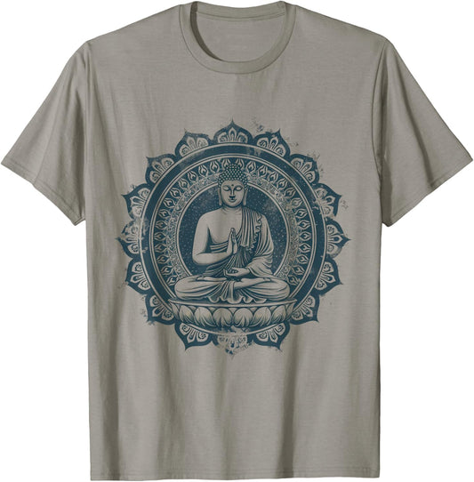Meditation Zen Buddha Buddhist Zen Buddha Spiritual Hindu , black T-Shirt - T-Shirt | Sand