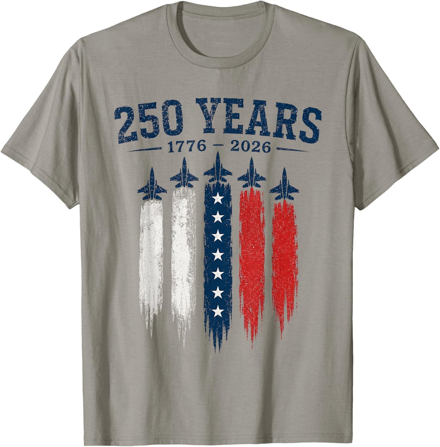 250 Years 250th Anniversary USA 4th of July 1776 2026 T-Shirt - T-Shirt | Sand