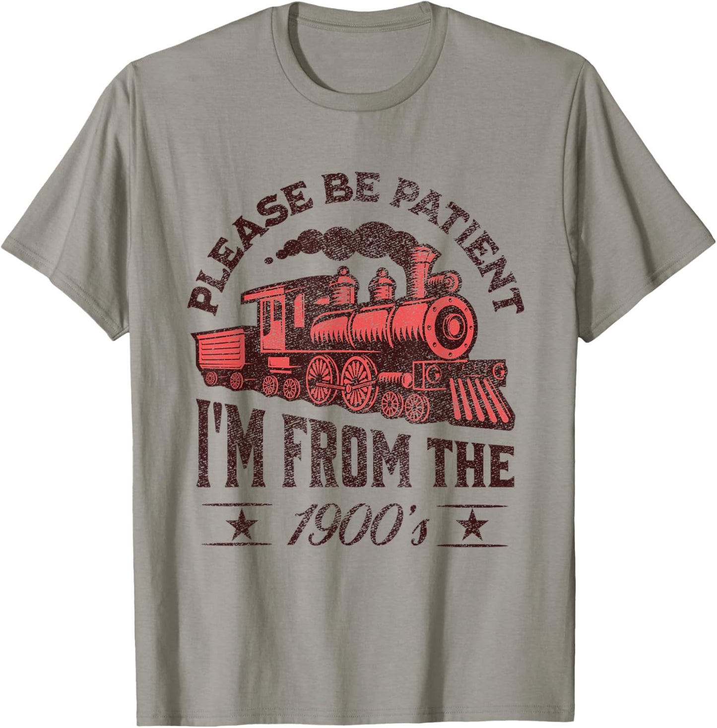 Funny Vintage Please Be Patient With Me I'm From the 1900's T-Shirt - T-Shirt | Sand