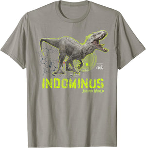 Jurassic World Indominus Rex DNA Tech T-Shirt - T-Shirt | Sand