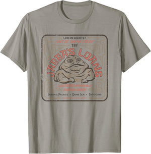 Star Wars Jabba The Hutt Loans Comic T-Shirt - T-Shirt | Sand