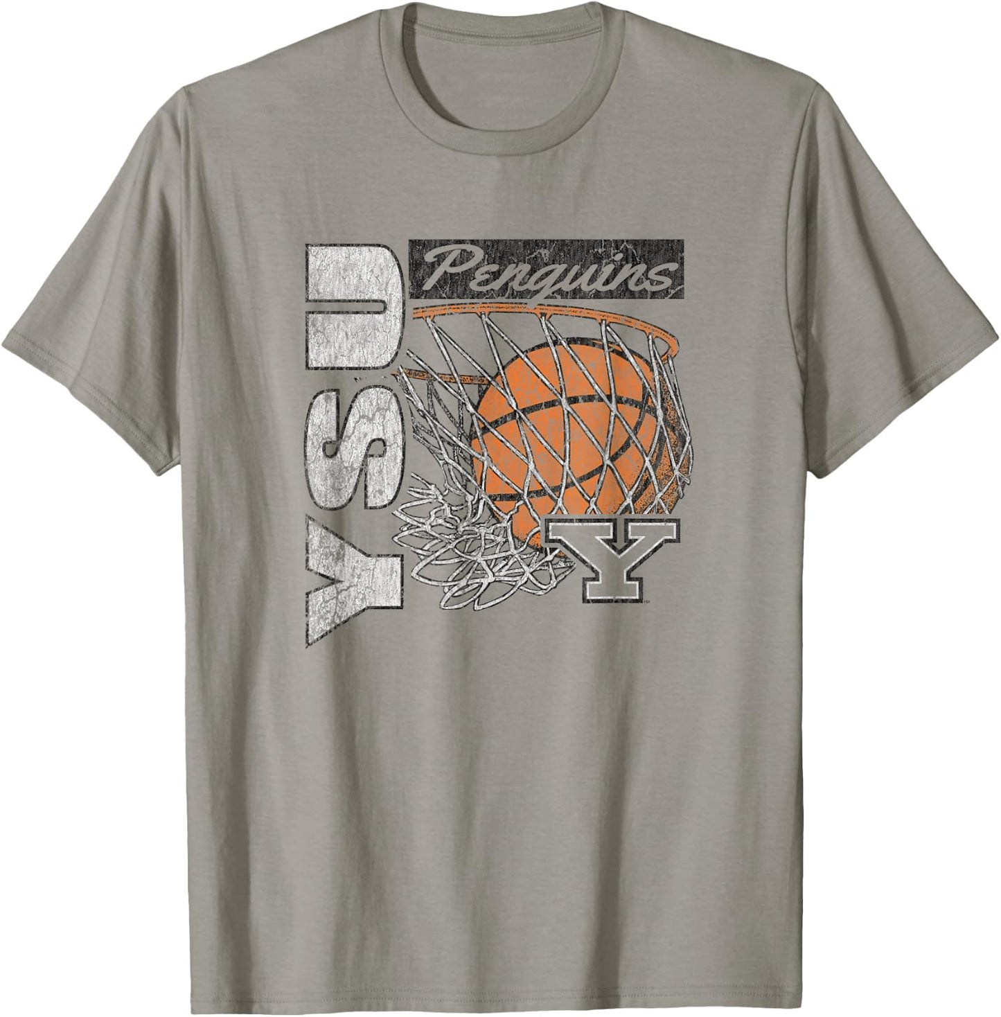 Youngstown State Penguins Vintage Basketball 90's Red T-Shirt - T-Shirt | Sand