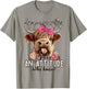 Apparently I Have An Attitude Who Knew Funny Heifer Cow T-Shirt - T-Shirt | Sand