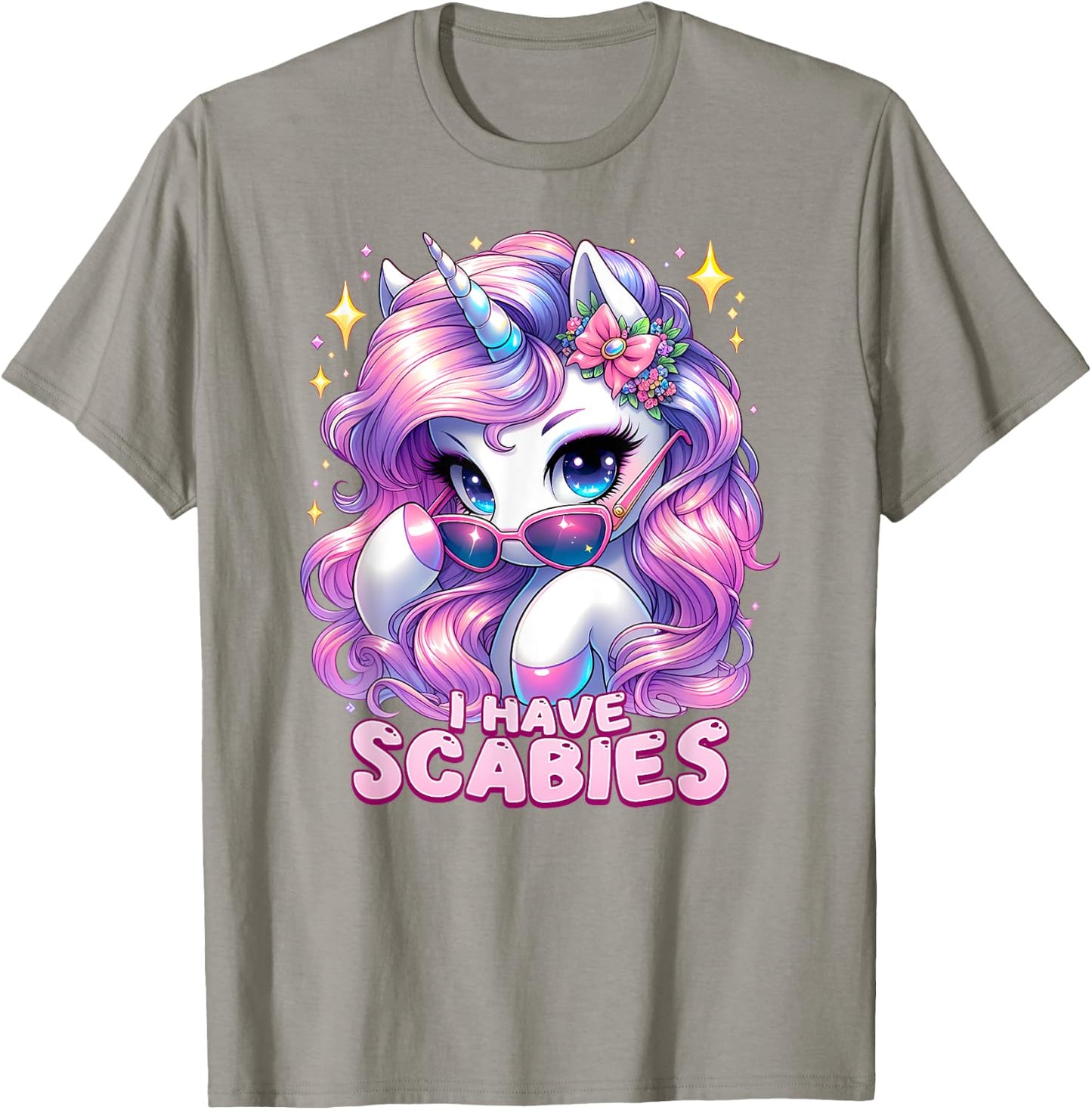 I HAVE SCABIES Unhinged Adult Humor Embarrassing Gag Gift T-Shirt - T-Shirt | Sand