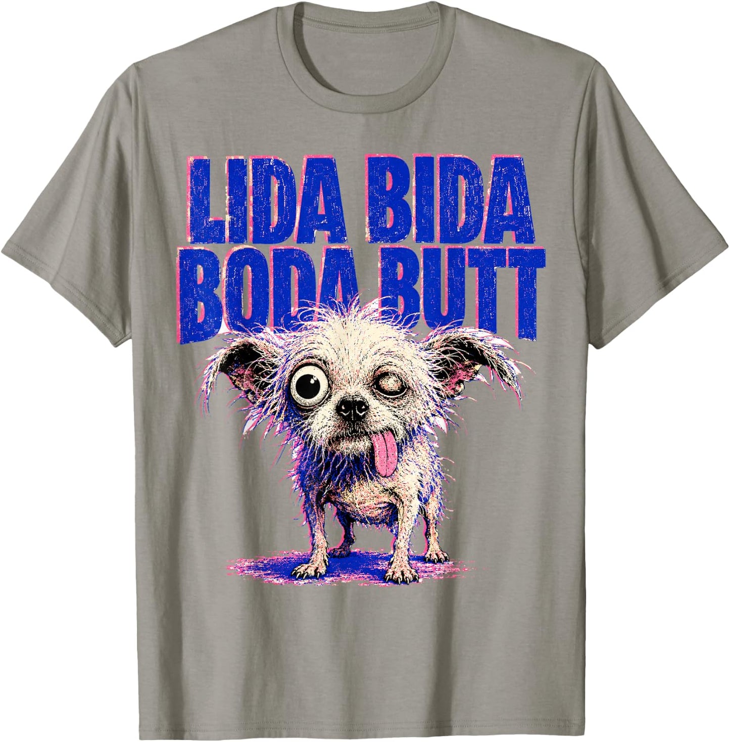 LIDA Bida Boda Butt Old Dog Debra Chihuahua T-Shirt - T-Shirt | Sand