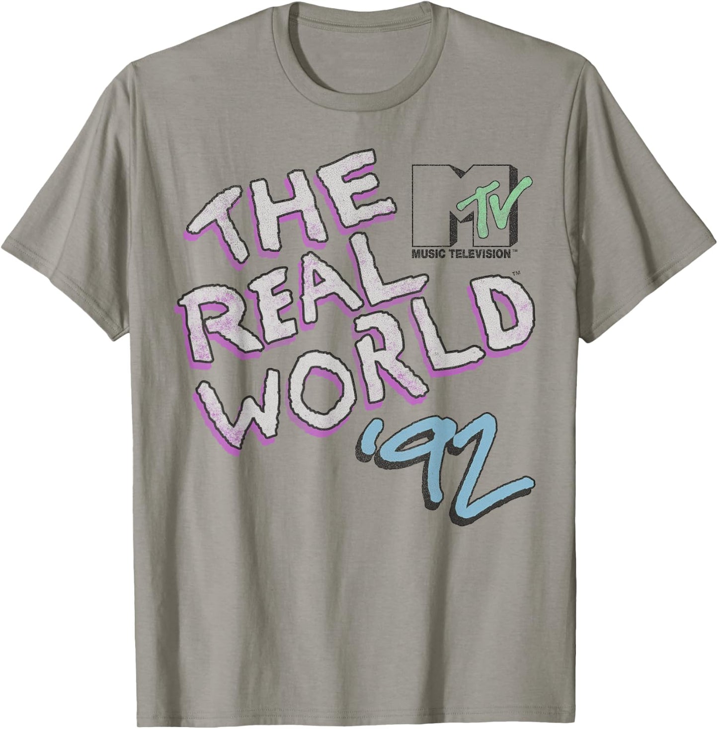 MTV The Real World '92 Vintage Logo T-Shirt - T-Shirt | Sand