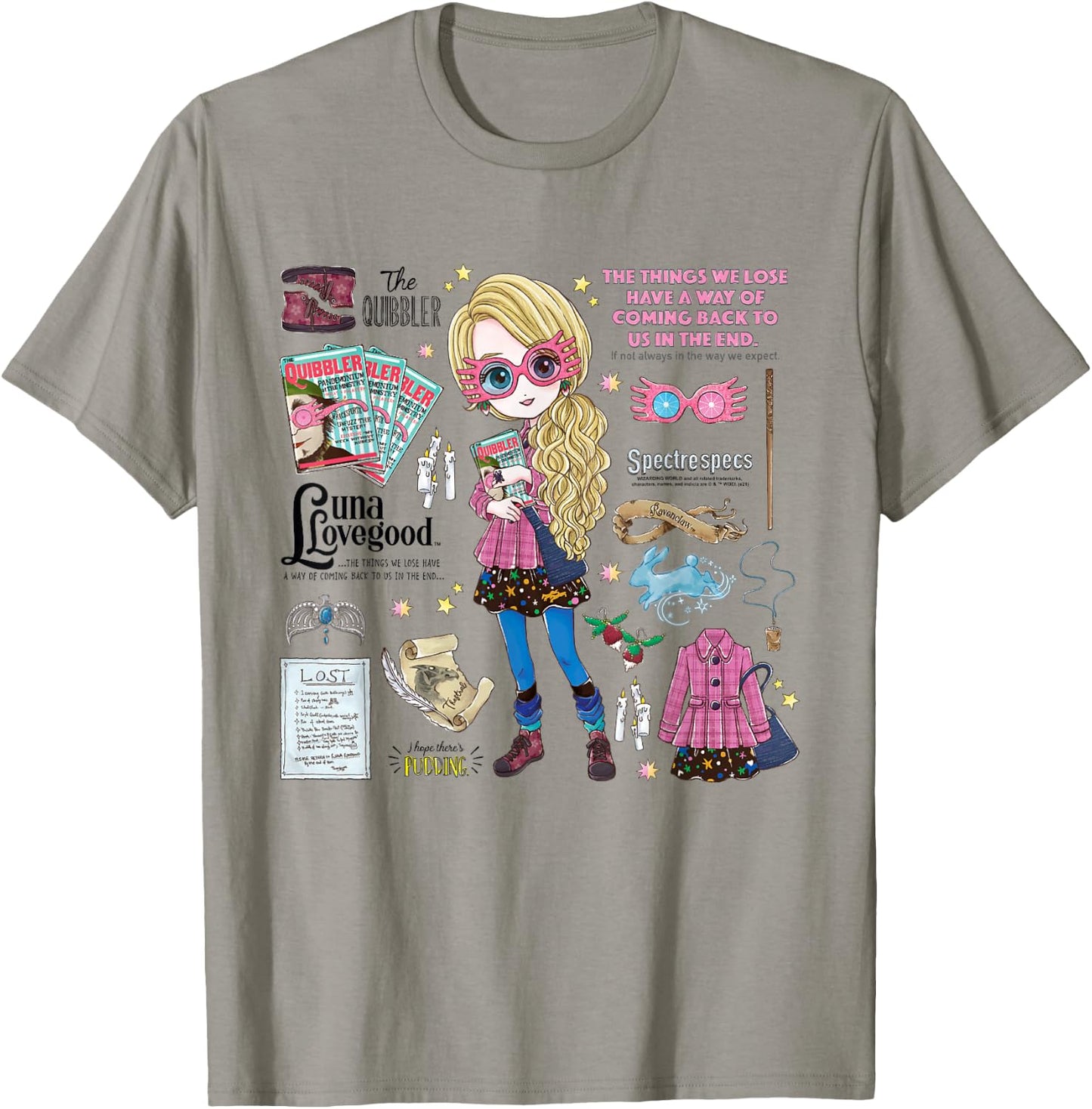 Harry Potter Everything That is Luna Lovegood Small T-Shirt - T-Shirt | Sand