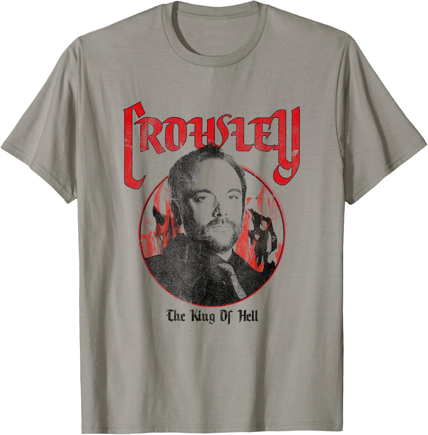 Supernatural Crowley King of Hell T-Shirt - T-Shirt | Sand