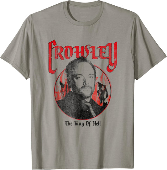 Supernatural Crowley King of Hell T-Shirt - T-Shirt | Sand
