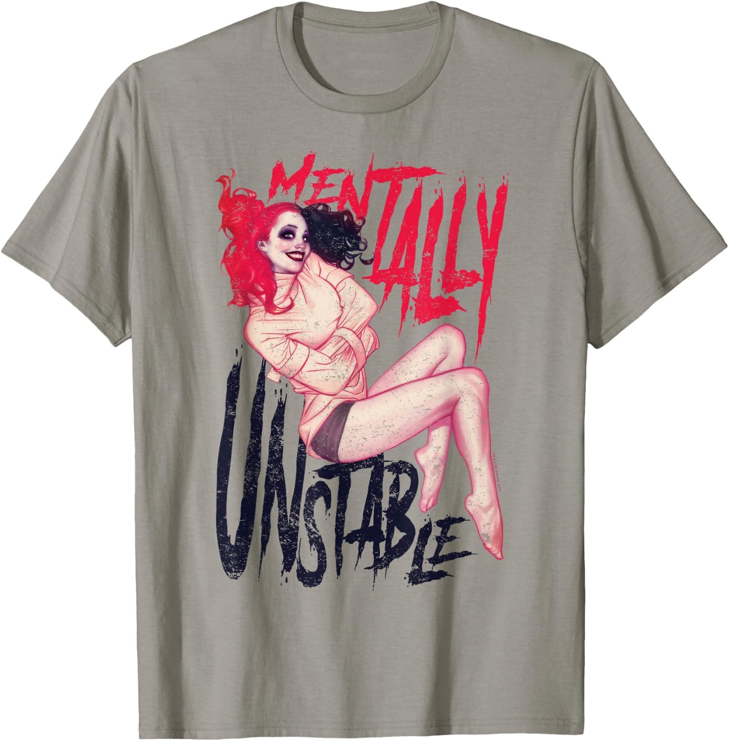 Batman Harley Quinn Mentally Unstable T-Shirt - T-Shirt | Sand