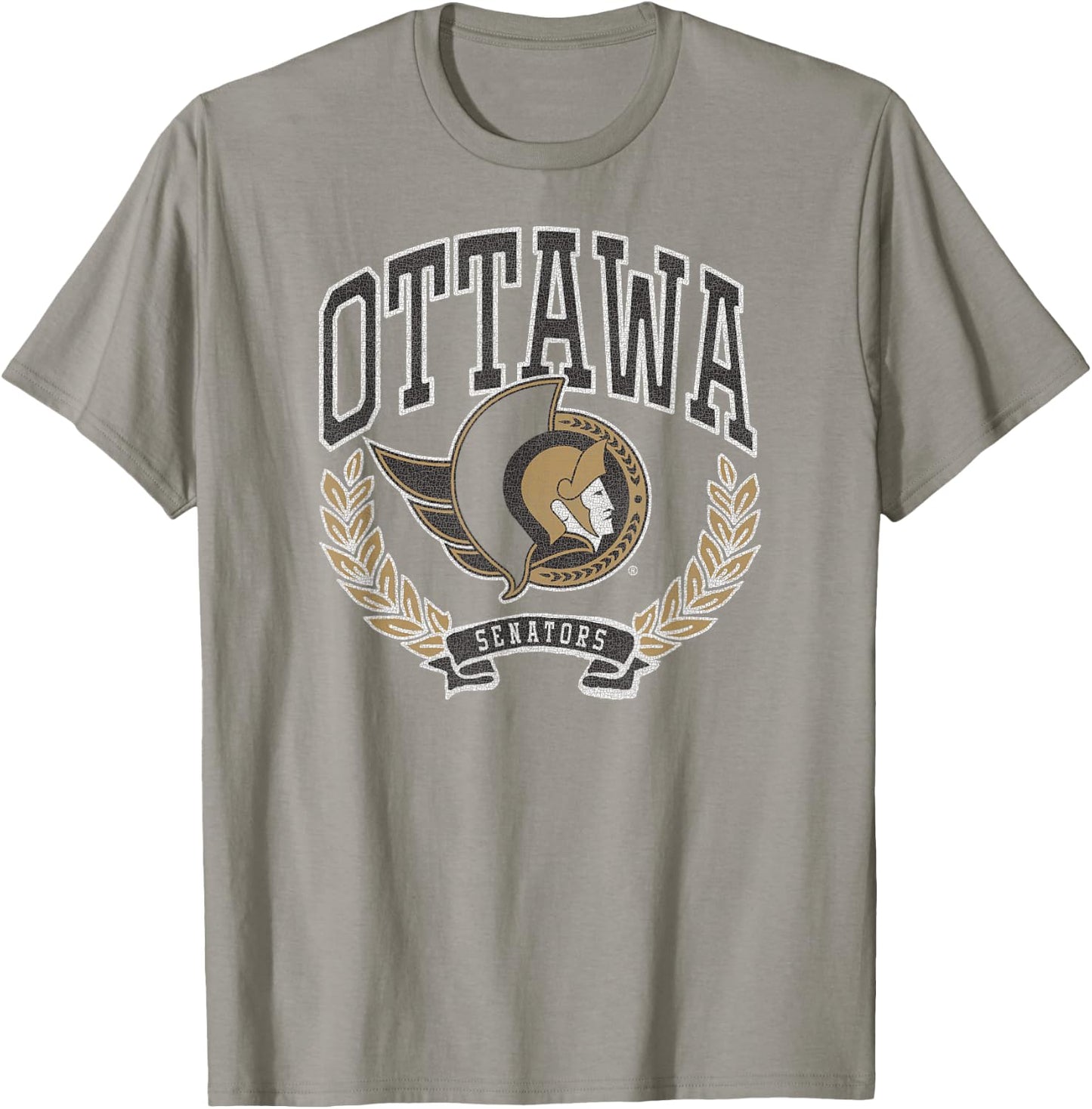 Ottawa Senators Vintage Victory Red Officially Licensed T-Shirt - T-Shirt | Sand