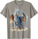 Drake Dragon Mythical Illustration Drake Dragon , white, S T-Shirt - T-Shirt | Sand