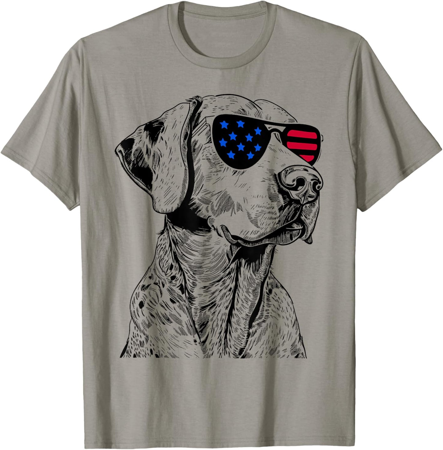 Catahoula Leopard Dog 4th July America USA Flag Women Kids T-Shirt - T-Shirt | Sand