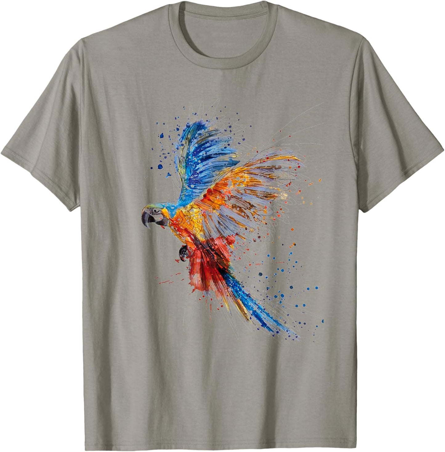 Parrot , Parrot for Kids, Parrot Girl, Parrot Lovers , White T-Shirt - T-Shirt | Sand