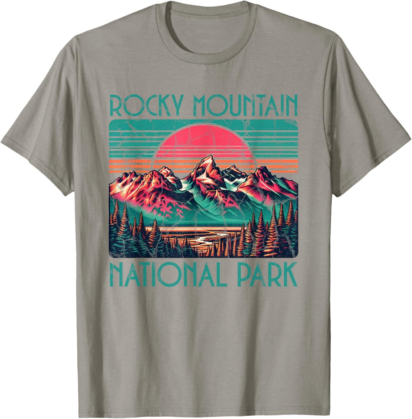 Rocky Mountain National Park T-Shirt - T-Shirt | Sand