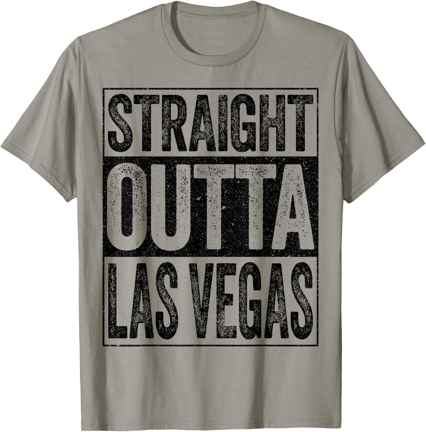 Straight Outta Las Vegas Shirt Men Women Kids Nevada State T-Shirt - T-Shirt | Sand