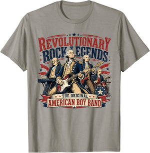 Revolutionary Rock Legends Original American Boy Band T-Shirt - T-Shirt | Sand
