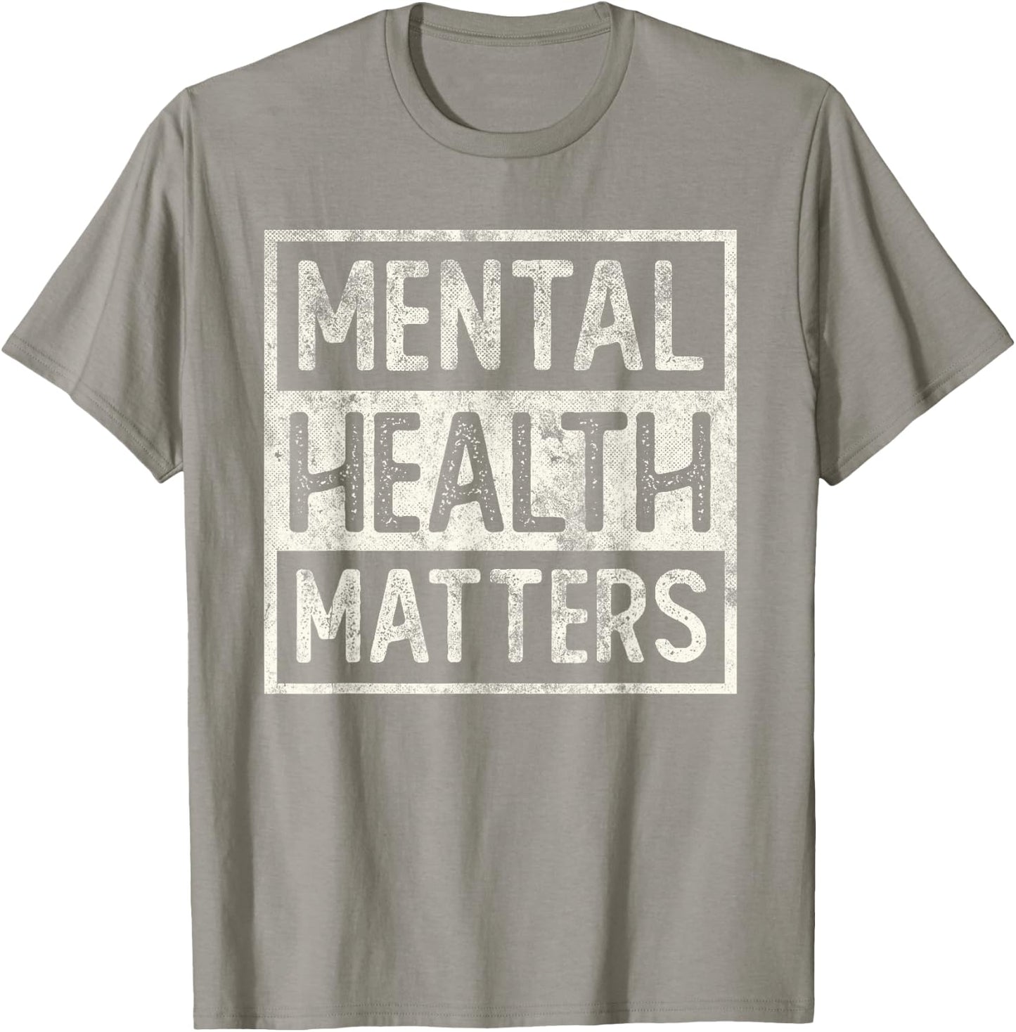 Vintage MENTAL HEALTH MATTERS Behavioral Counselor Team T-Shirt - T-Shirt | Sand