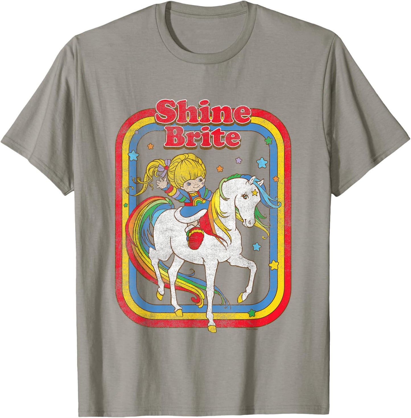 Rainbow Brite & Starlite Shine Bright BFF's T-Shirt - T-Shirt | Sand