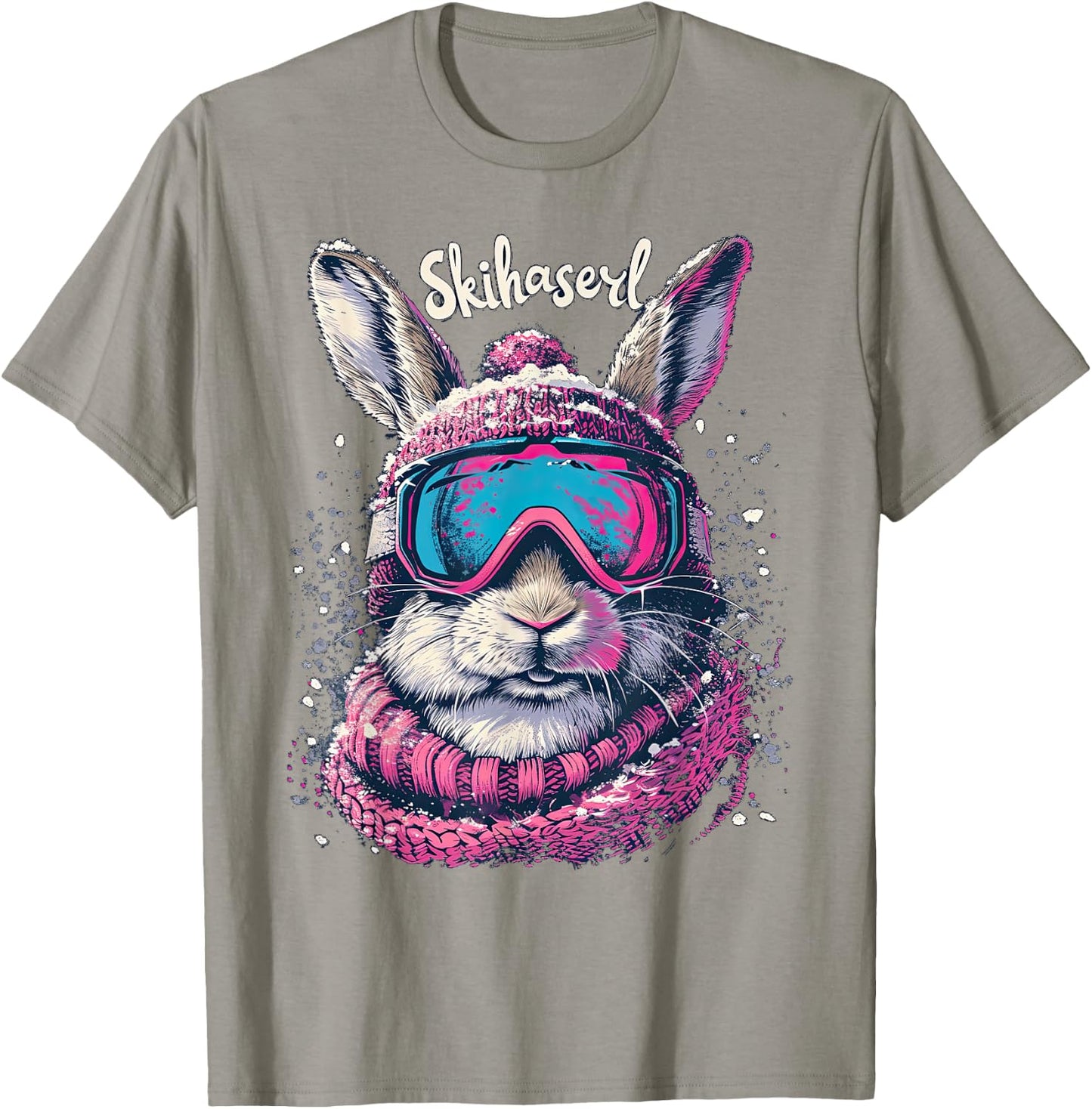 Skihaserl Apres Ski Haserl Skier Winter Women's , White T-Shirt - T-Shirt | Sand