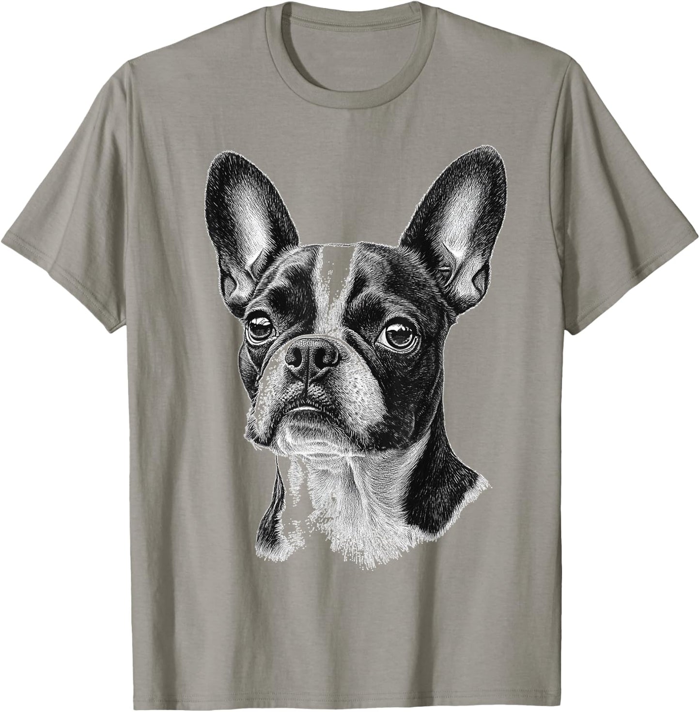 Boston Terrier Dog Motif Pet Illustration Boston Terrier Women Kids T-Shirt - T-Shirt | Sand