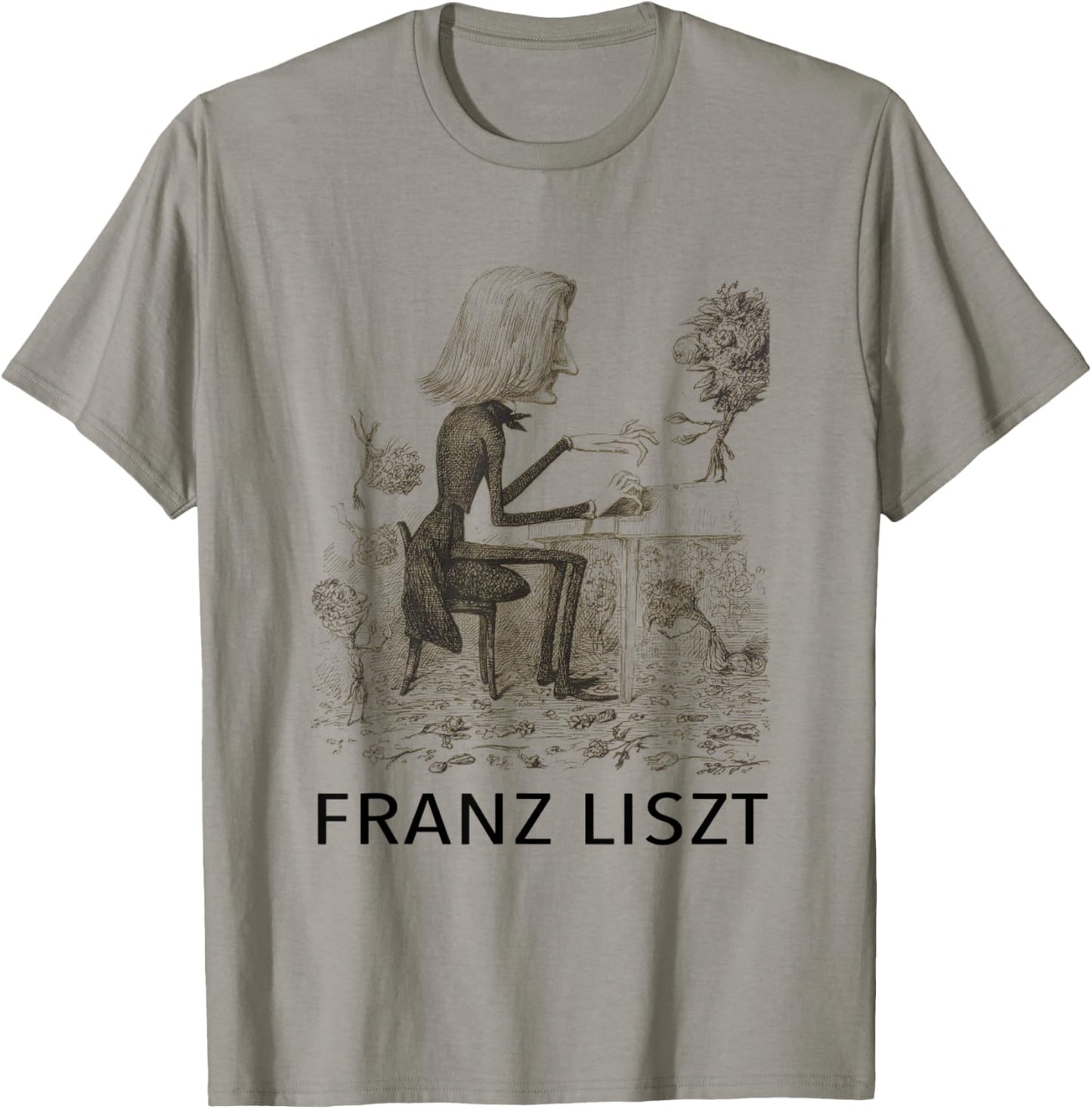 Franz Liszt T Shirt T-Shirt - T-Shirt | Sand