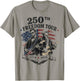 Freedom Tour America 250th Anniversary 1776 2026 250 Year T-Shirt - T-Shirt | Sand