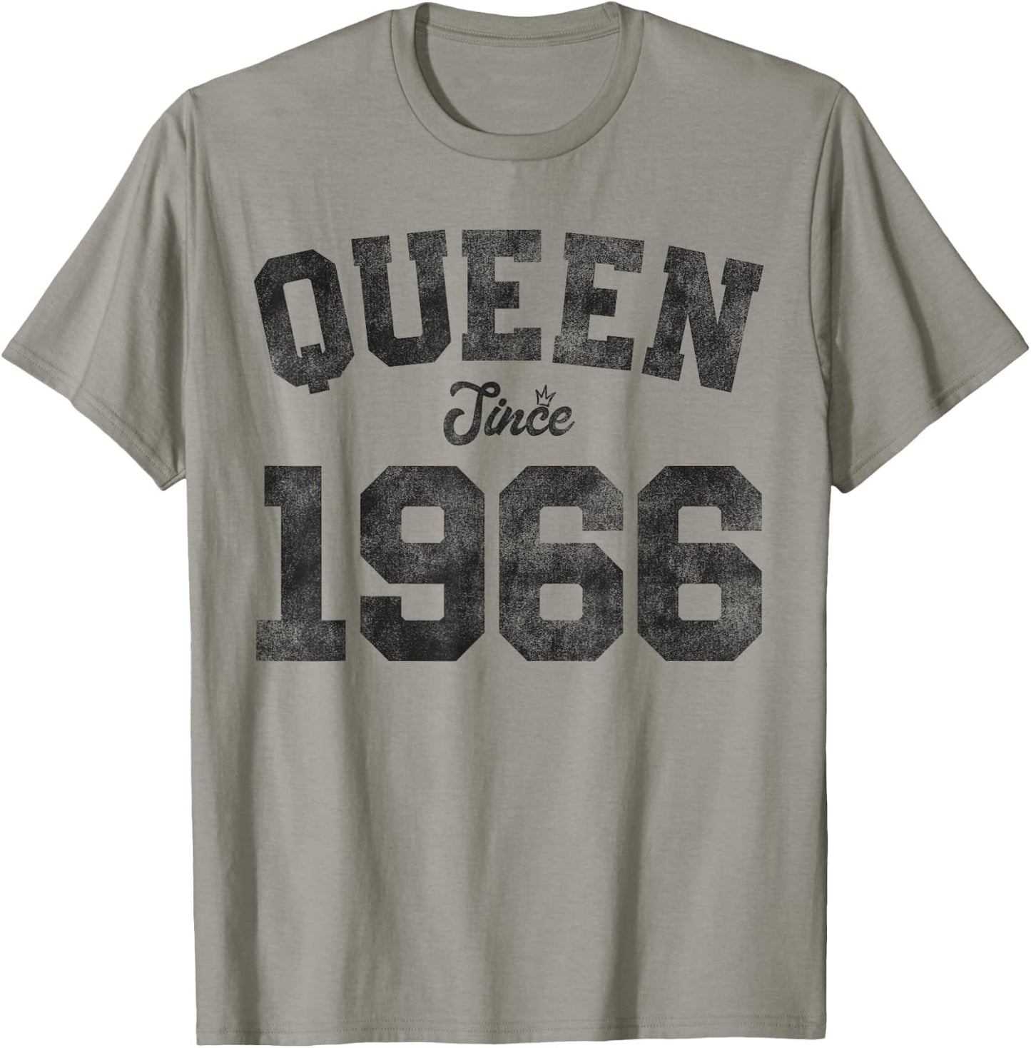 Queen Since 1966 60 Years Old 60th Birthday Funny Vintage T-Shirt - T-Shirt | Sand