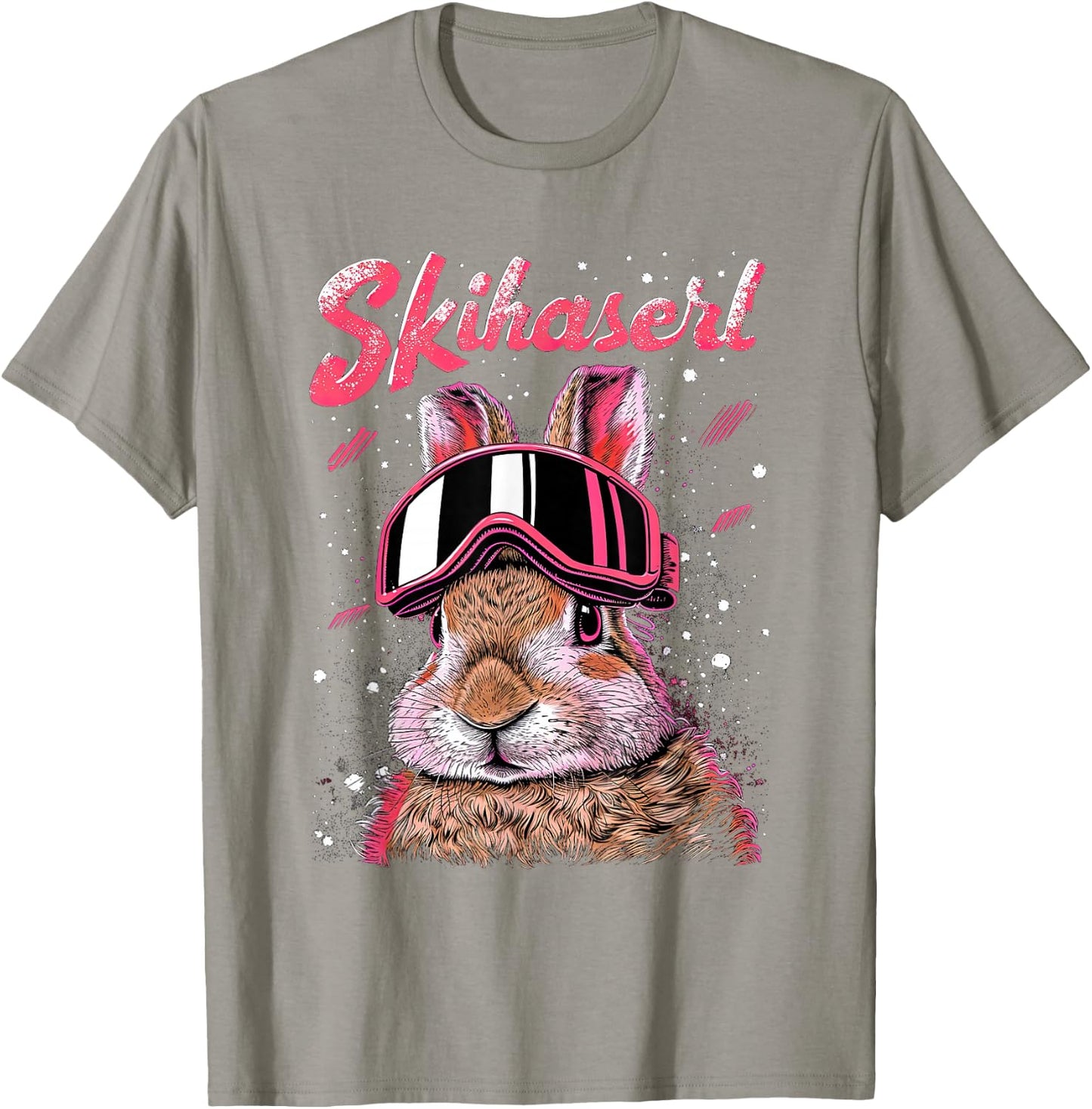 Skihaserl Apres Ski Haserl Skier Winter Women's , pink T-Shirt - T-Shirt | Sand