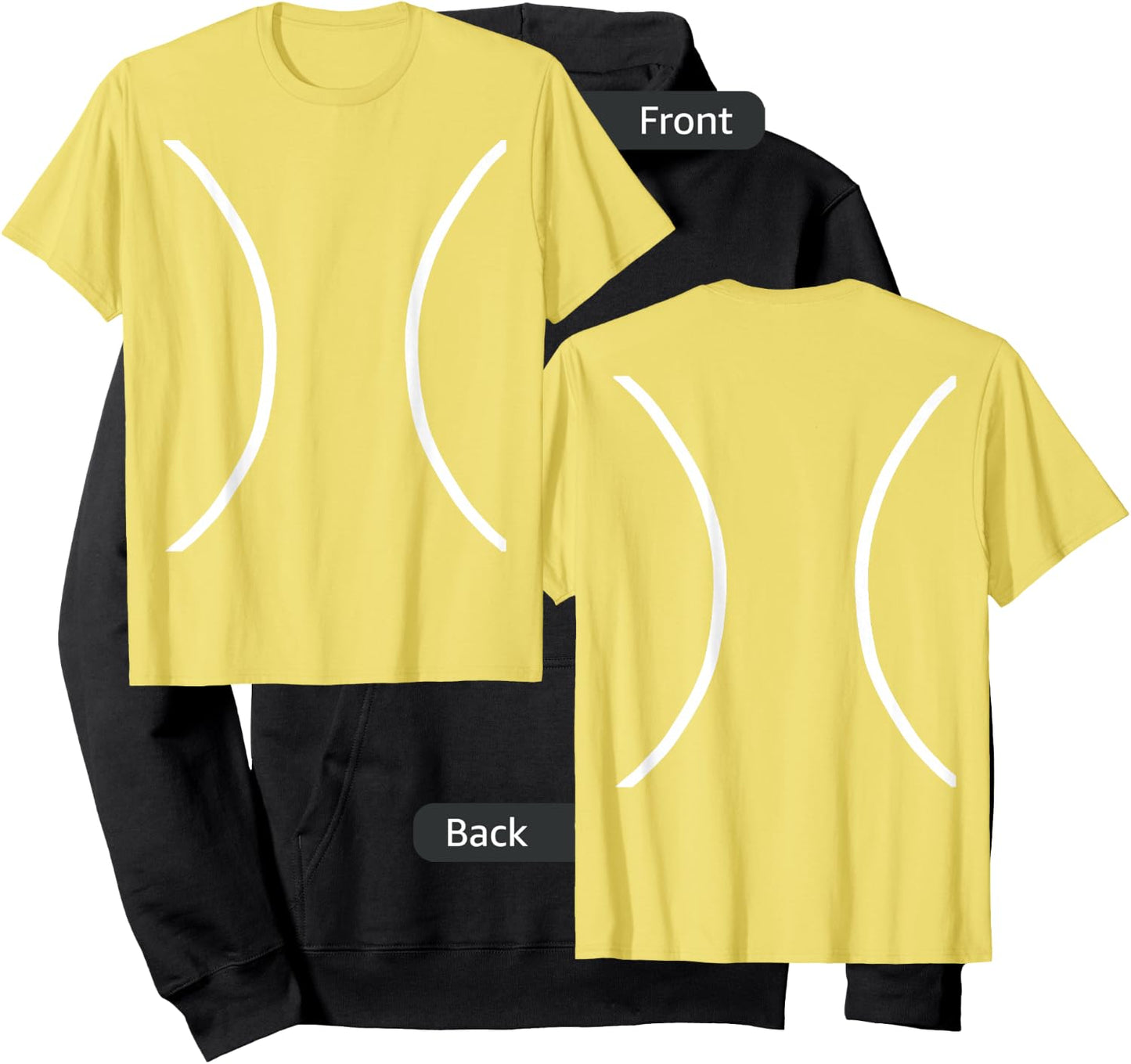 Tennis Ball Lines Halloween Costume Funny Sport Playing Hoodie - Hoodie | Black