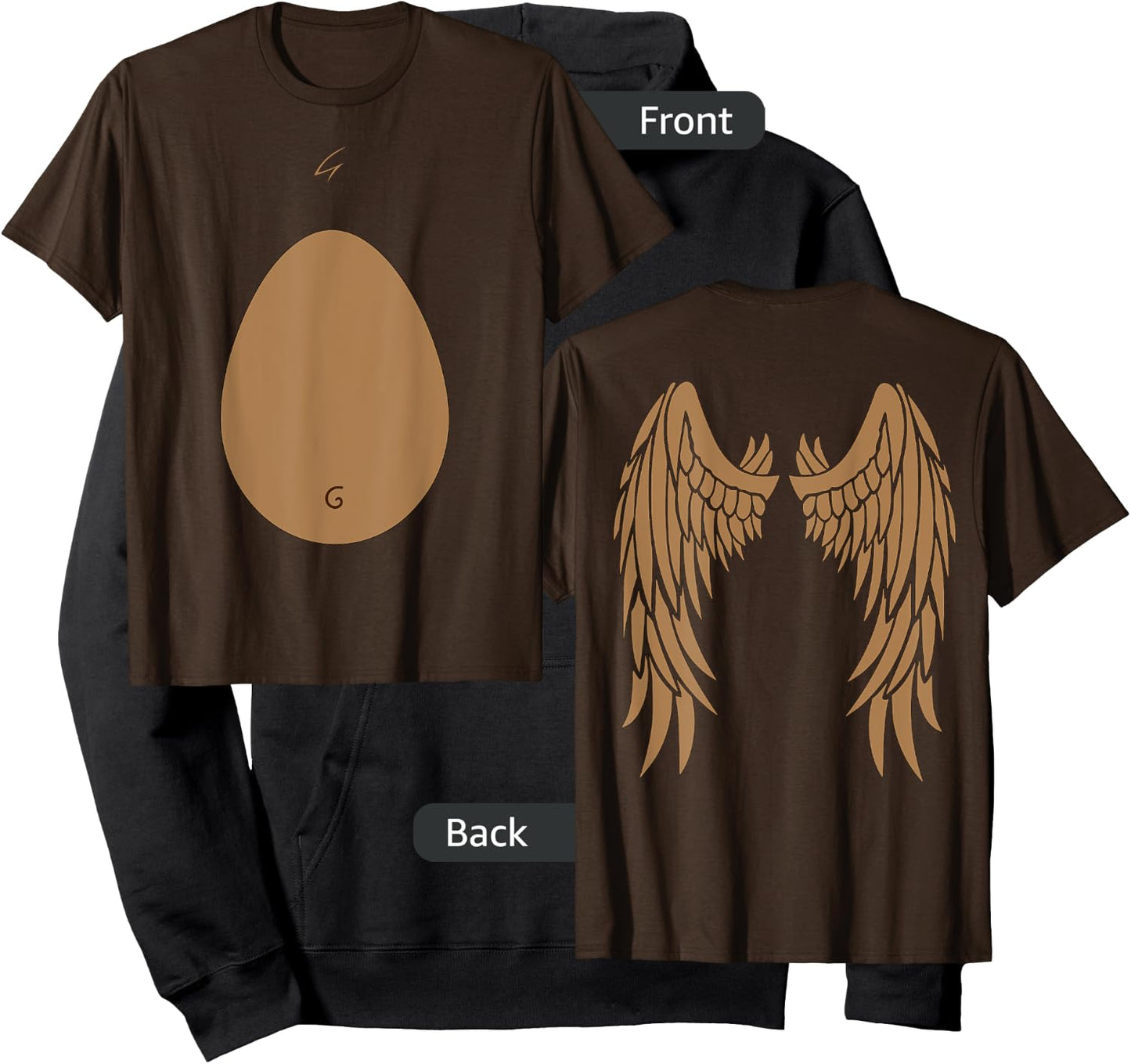 Costume Flying Monkeys Halloween ( wings on the back) Hoodie - Hoodie | Black