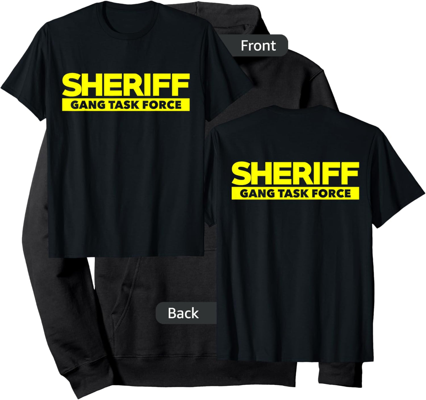 Sheriff Gang Task Force LEO Cops Law Enforcement Hoodie - Hoodie | Black