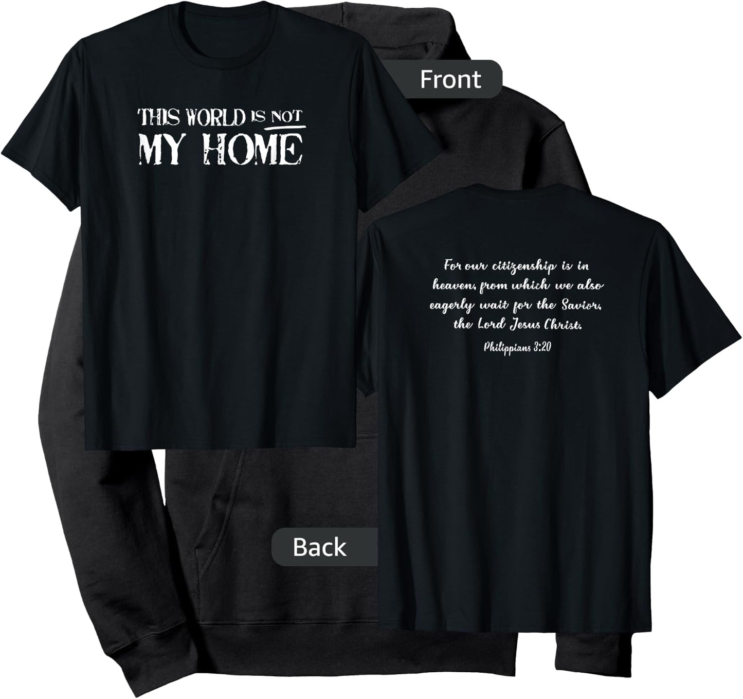 This world is not my home Hoodie - Hoodie | Black