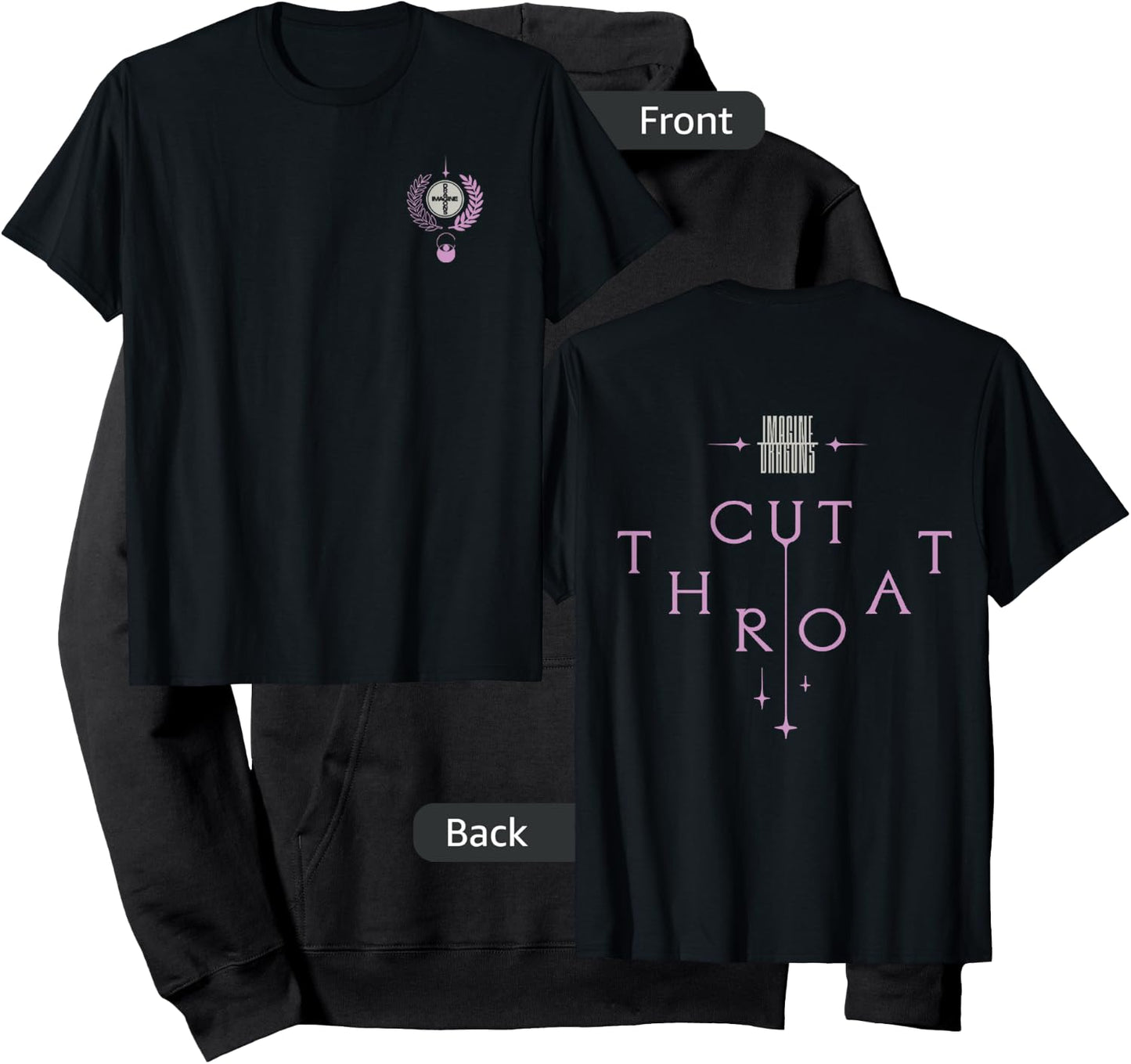 Official Imagine Dragons Emblem & Cutthroat Black Hoodie - Hoodie | Black
