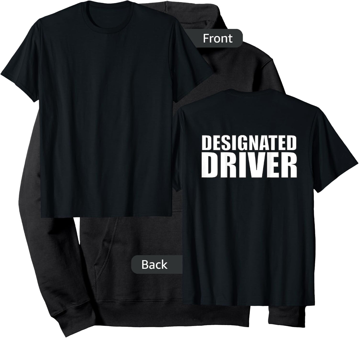 Designated Driver Low Vision, Blind Hoodie - Hoodie | Black