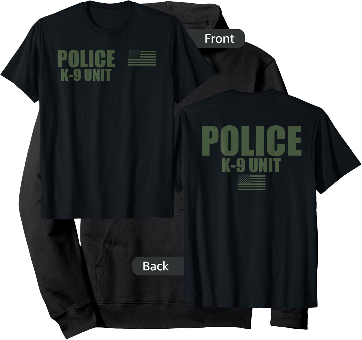 Police K-9 Unit On Duty Uniform Hoodie - Hoodie | Black