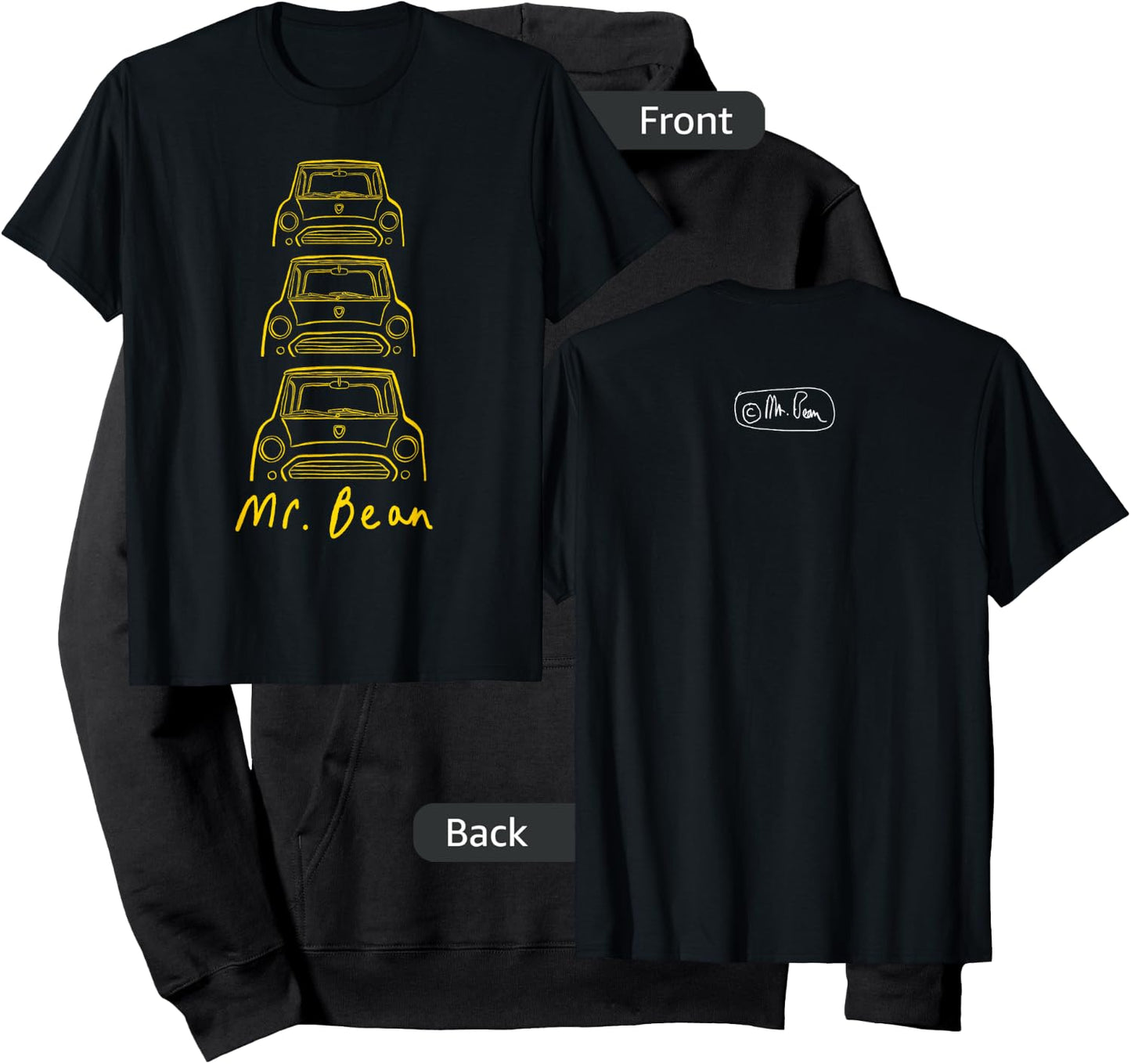 Mr Bean Car Hoodie - Hoodie | Black