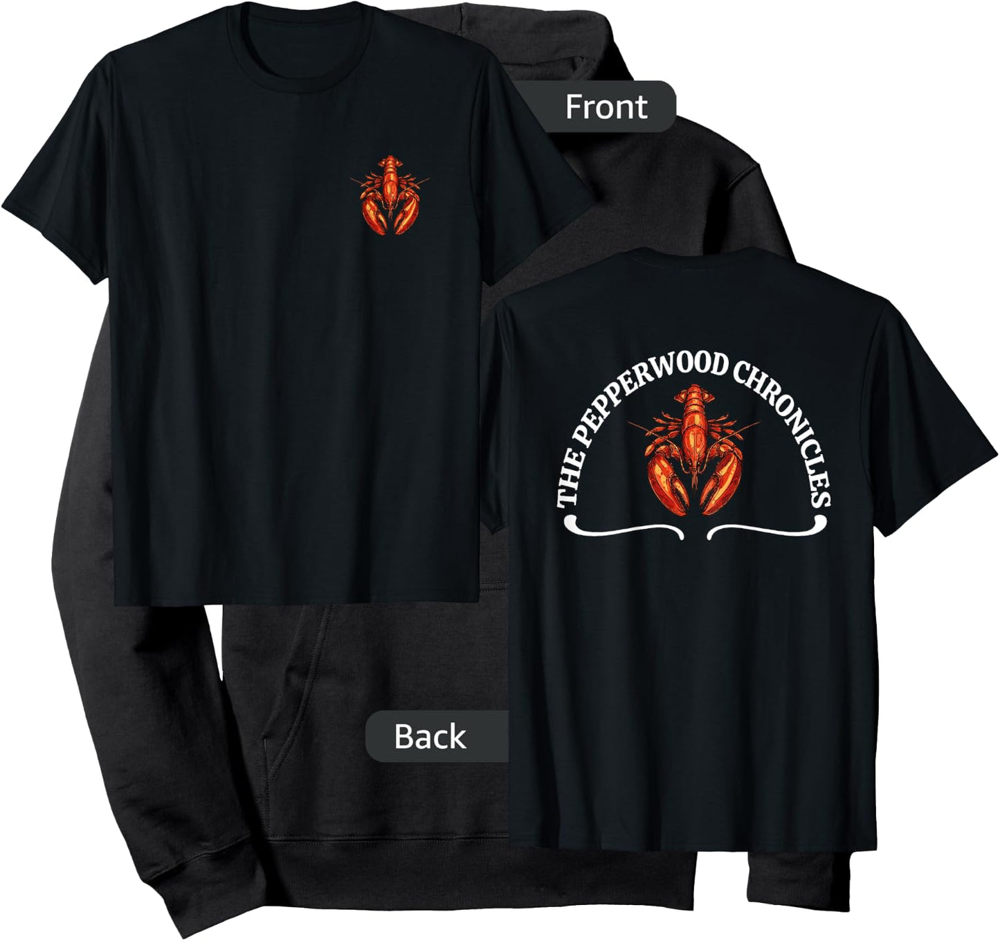 The Pepperwood Chronicles, Meme Funny - Front and Back Hoodie - Hoodie | Black