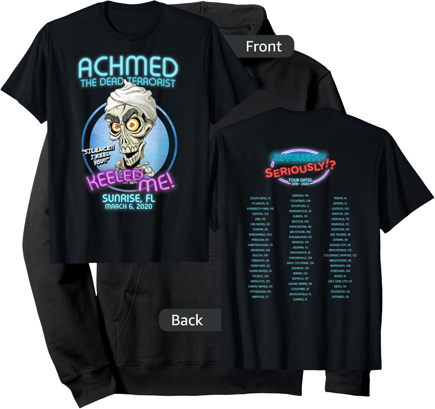 Achmed The Dead Terrorist Sunrise, FL Hoodie - Hoodie | Black