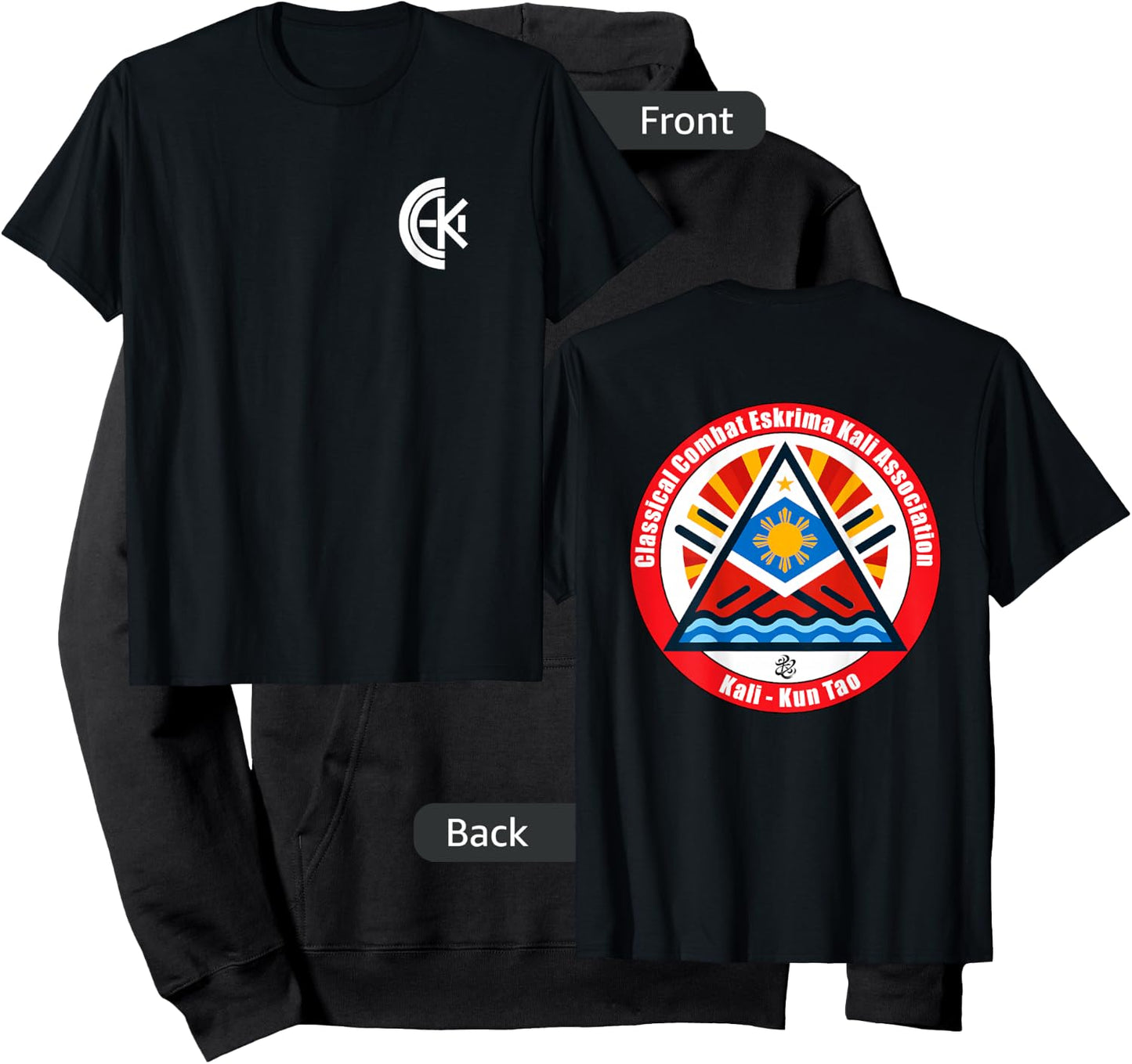 Classical Combat Eskrima Kali Association Hoodie - Hoodie | Black