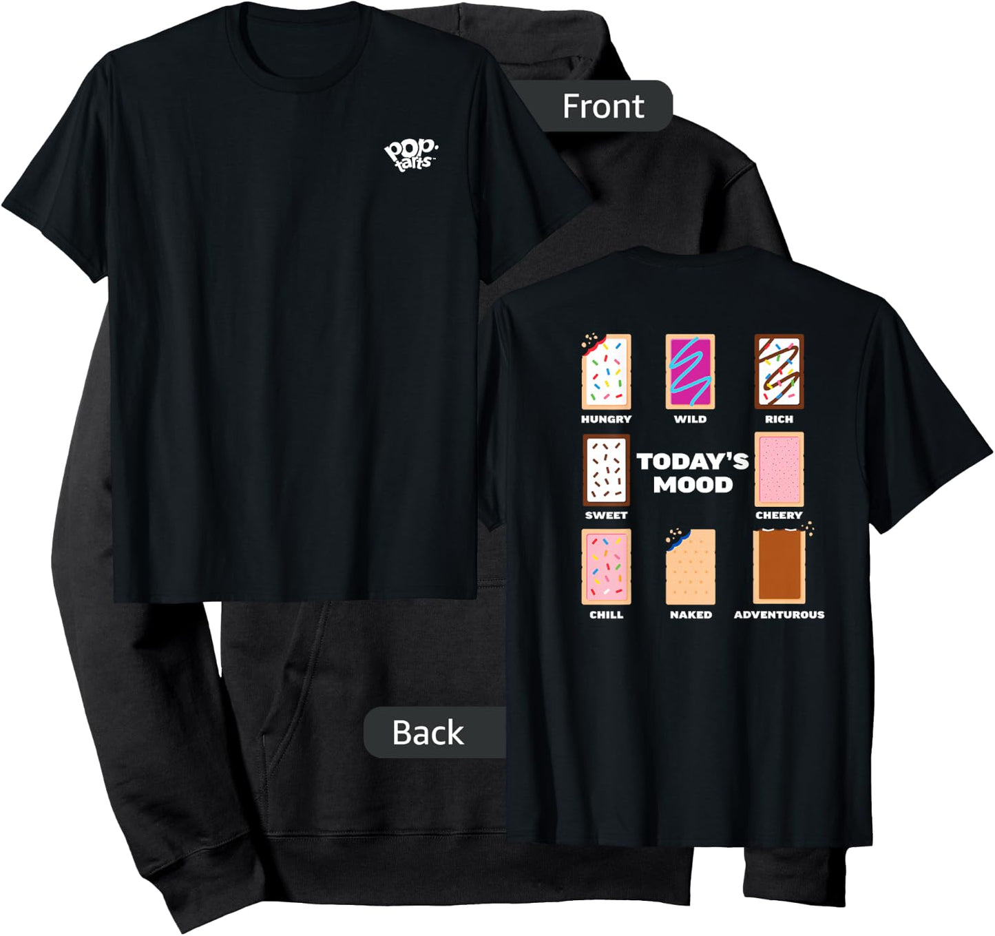Pop Tarts Today's Mood Hoodie - Hoodie | Black