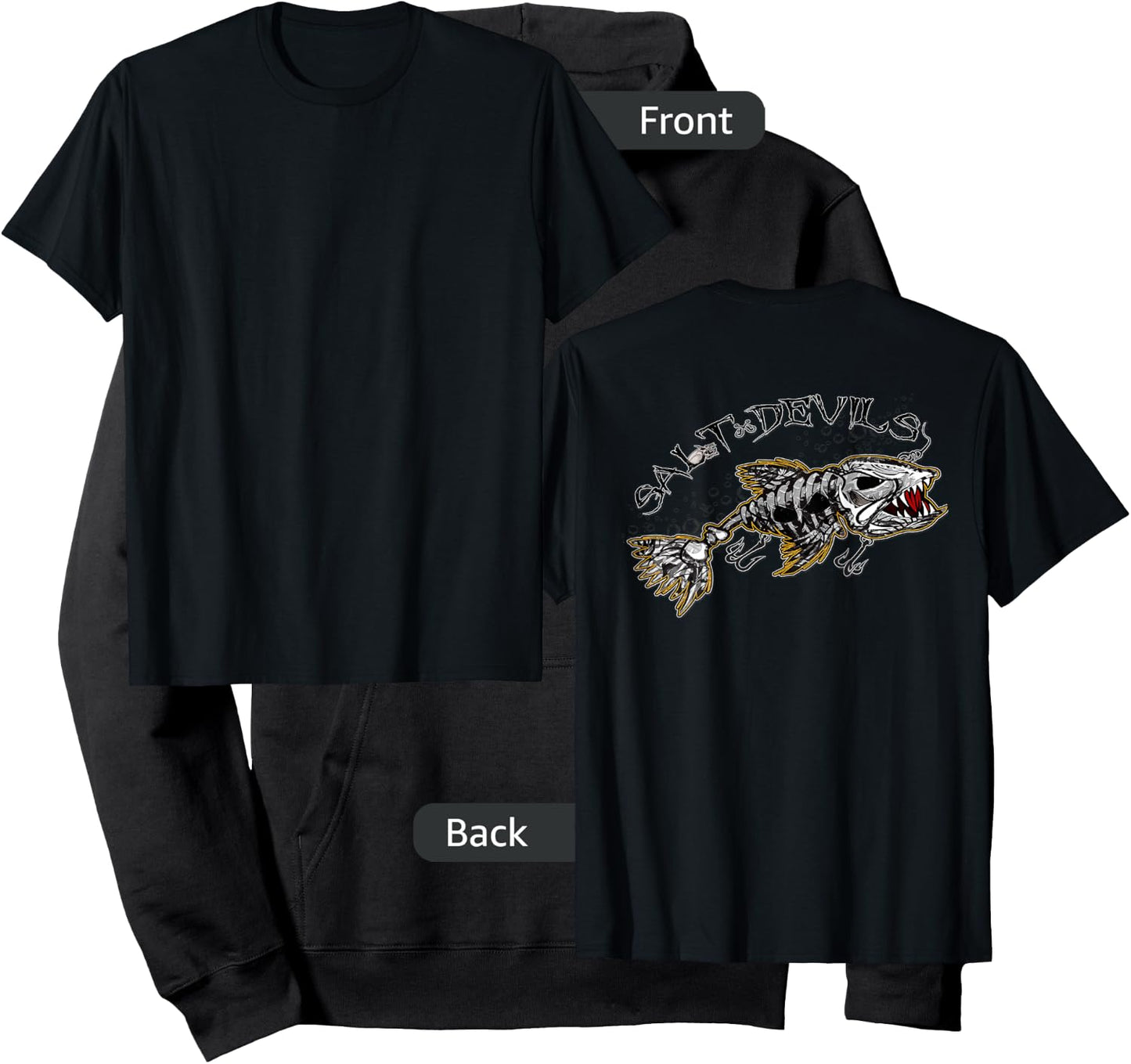 Skull Fish Lure Hoodie - Hoodie | Black