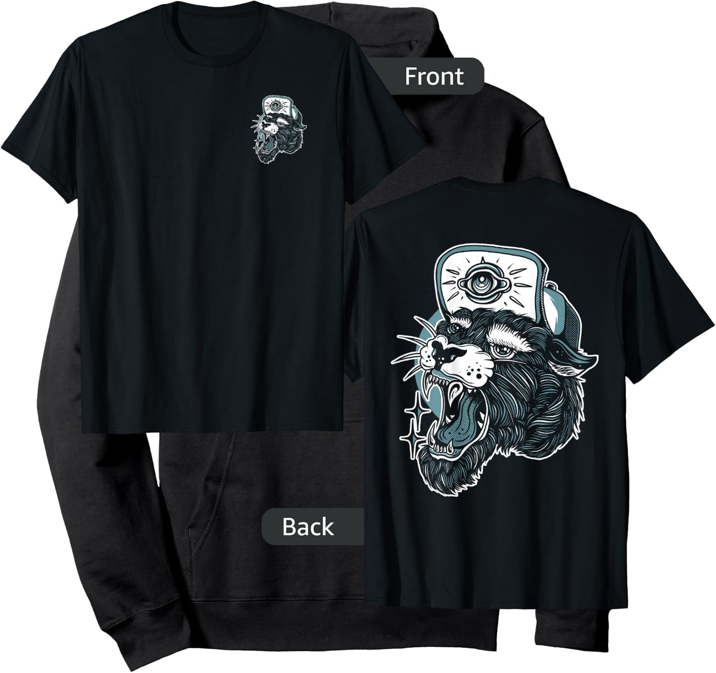 Edgy Panther American Traditional Tattoo Flash Ink Addict Hoodie - Hoodie | Black