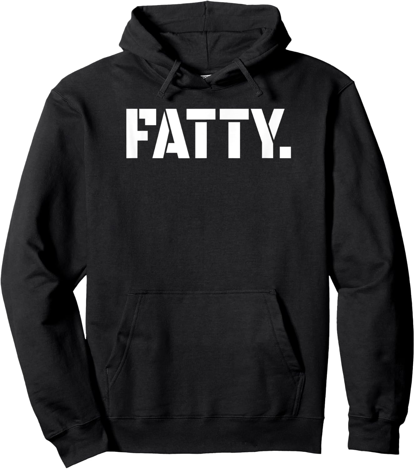 Fatty - Fat Ass Hoodie - Hoodie | Black